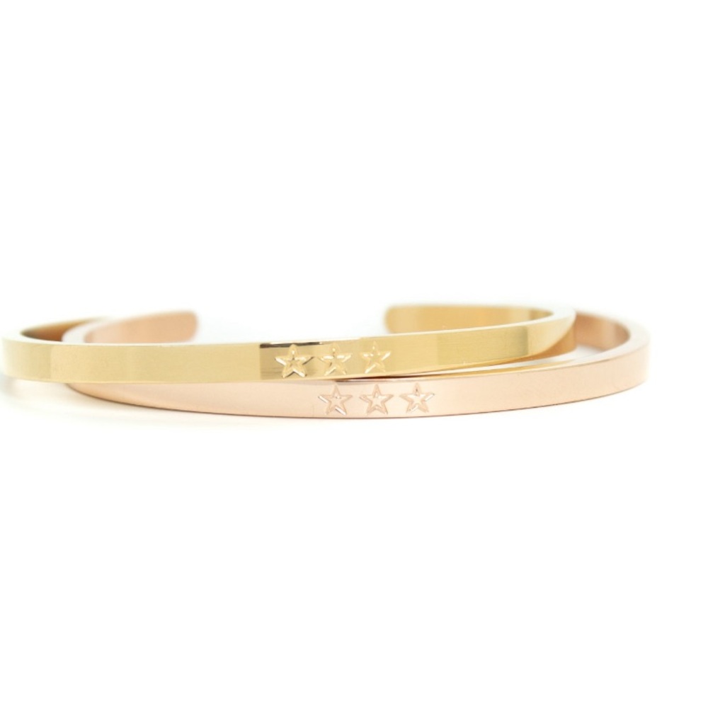 🧡 Mantra Cuff Bracelet